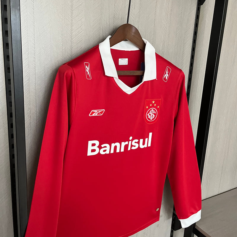 Camisa Internacional Manga Longa Home 2006 - Versão Retro
