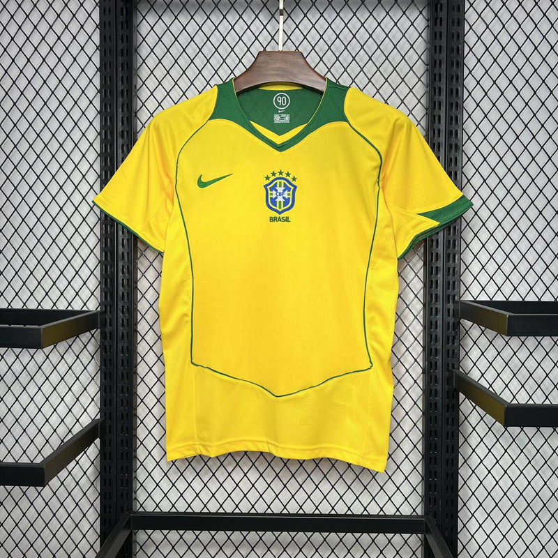 Camisa Brasil Home 2004 "Total 90" - Versão Retro