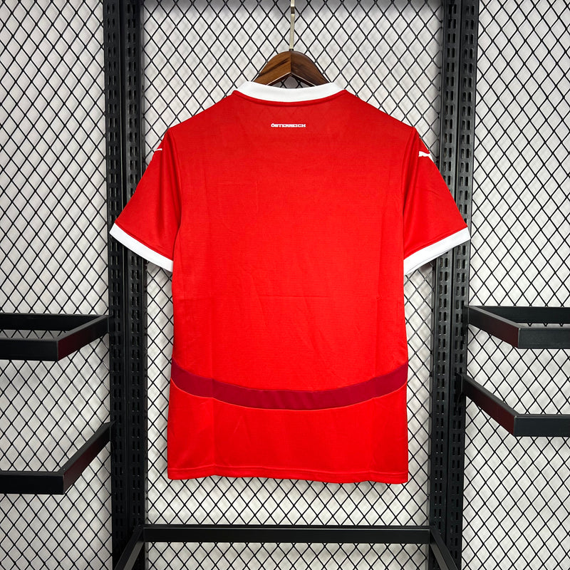 Camisa Áustria Home 24/25 Euro - Puma Torcedor Masculina