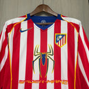 Camisa Atlético de Madrid Manga Longa Home 2004 - Nike Retro