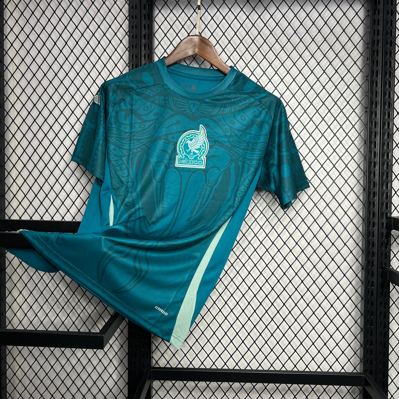 Camisa México Pré Jogo 24/25 - Adidas Torcedor Masculina