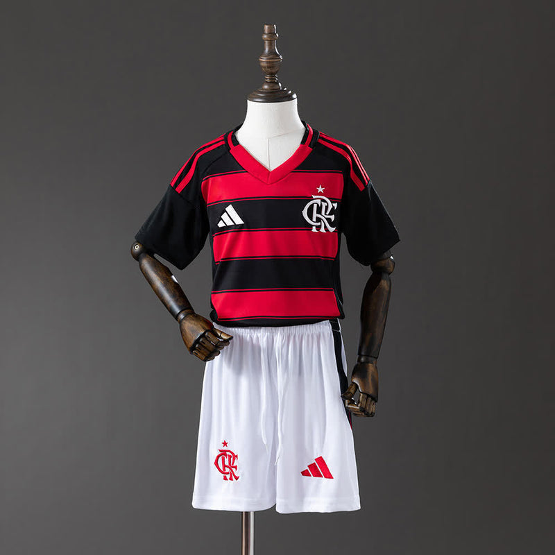 Kit Infantil Flamengo Home 25/26 - Adidas Infantil