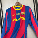 Camisa Barcelona Home Manga Comprida 2010/11 - Nike Retro