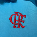 Camisa Polo Flamengo Treino 25/26 Azul Claro - Adidas Torcedor Masculina