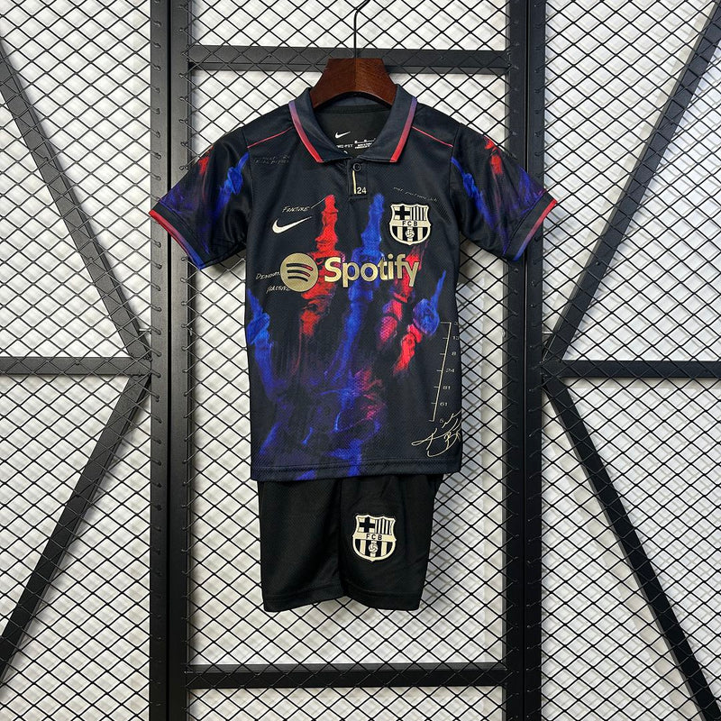 Kit Infantil Barcelona Edição Especial 25/26 "Fracture" - Nike Infantil