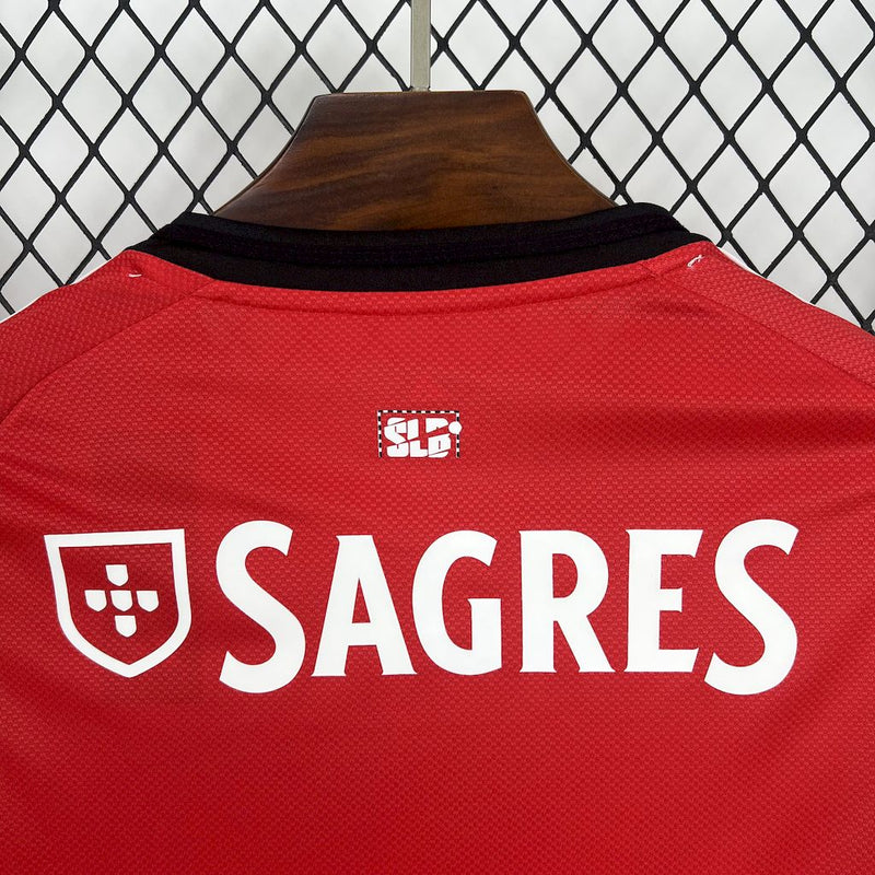 Camisa Benfica Home 25/26 - Adidas Torcedor Manga Comprida