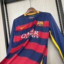 Camisa Barelona Home Manga Comprida 2015/16 - Nike Retro