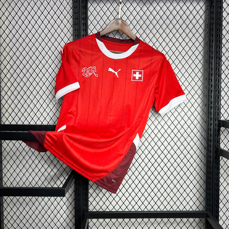 Camisa Suiça Home 24/25 Euro - Puma Torcedor Masculina