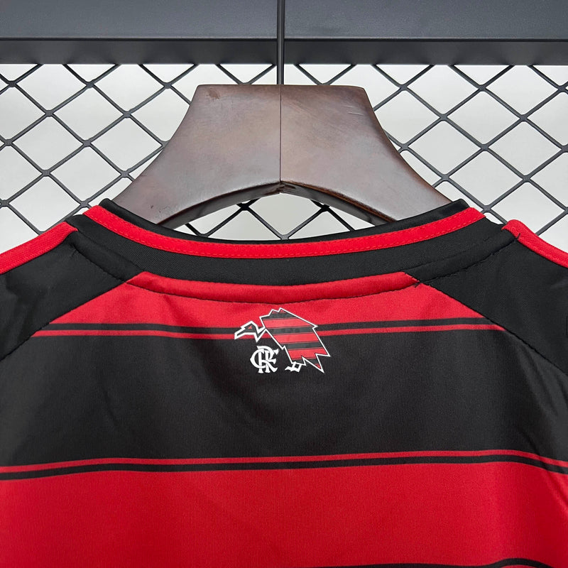 Kit Infantil Flamengo Away 25/26 Regata - Adidas Infantil