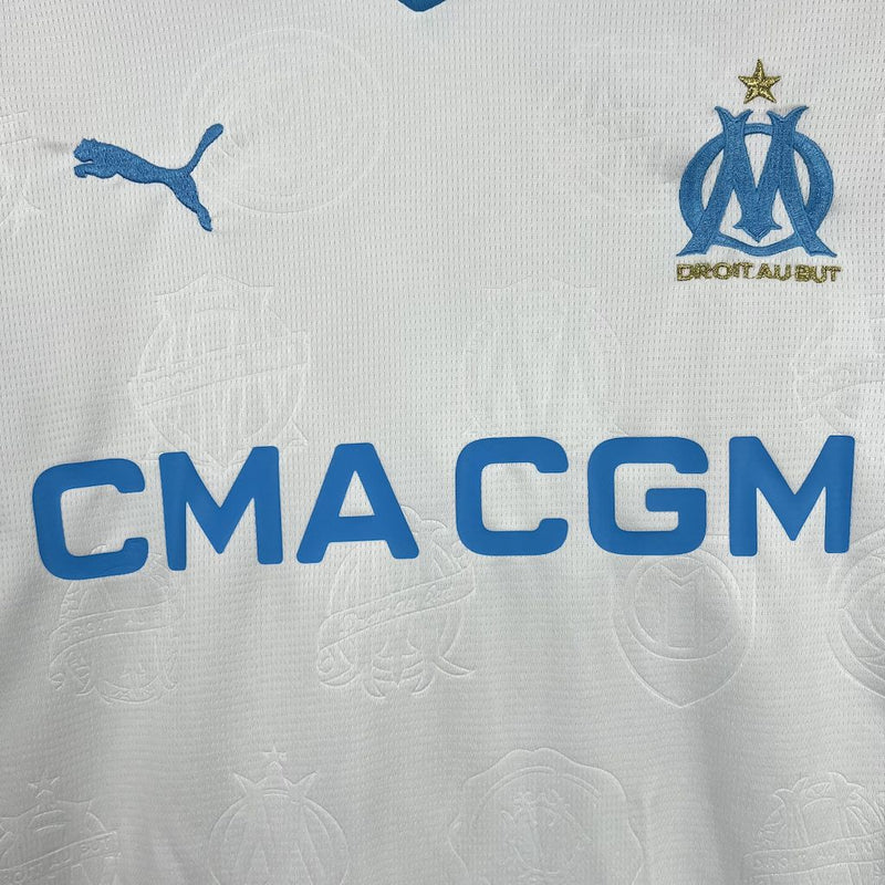 Camisa Olympique Marseille Home 25/26 - Puma Torcedor Masculina