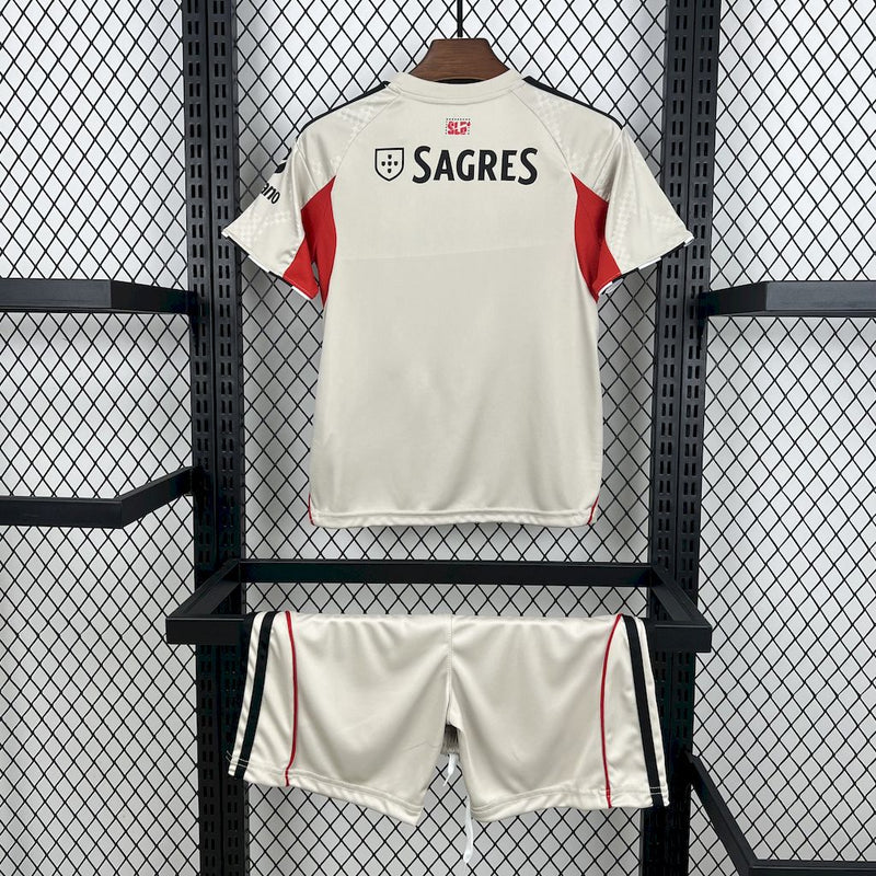 Kit Infantil Benfica Away 25/26 - Adidas Infantil