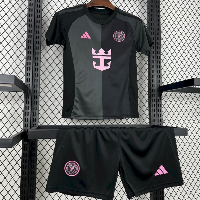 Kit Infantil Inter Miami Away 25/26 - Adidas Torcedor Masculina