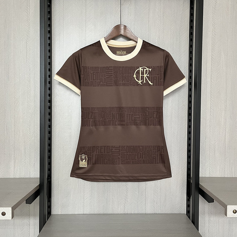 Camisa Flamengo Consciência Negra 2024 - Versão Feminina