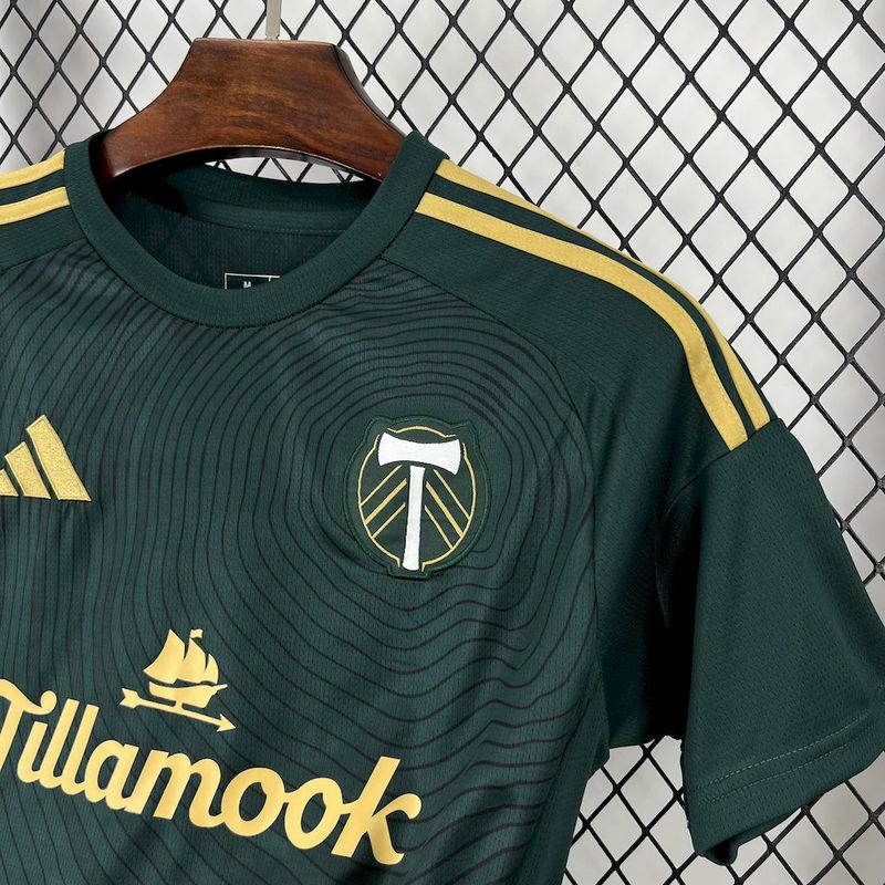 Camisa Portland Timbers Home 25/26 - Adidas Torcedor Masculina