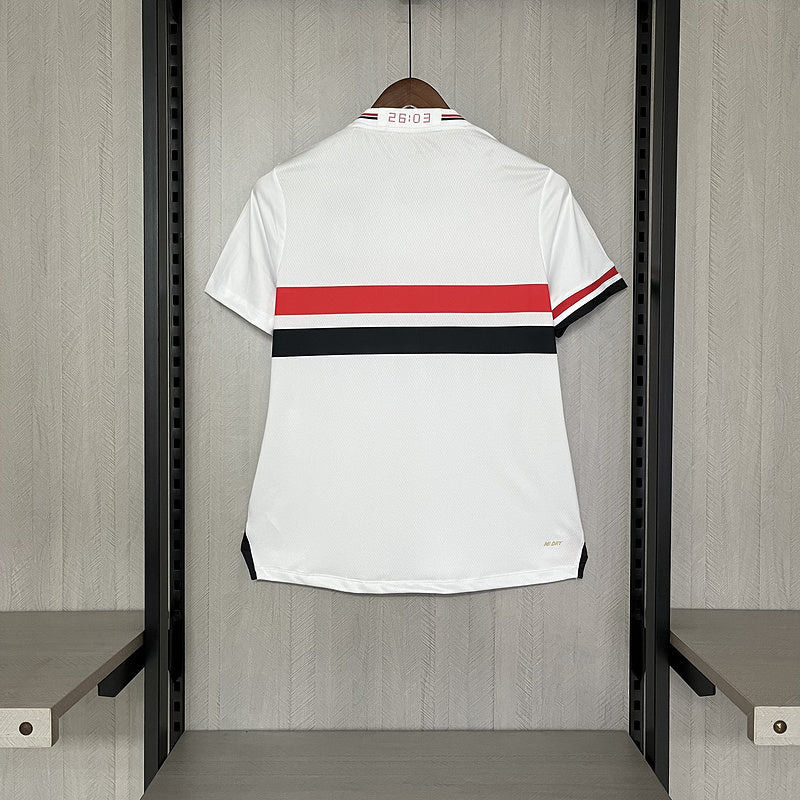 Camisa São  Paulo Home 25/26 - New Balance Feminina