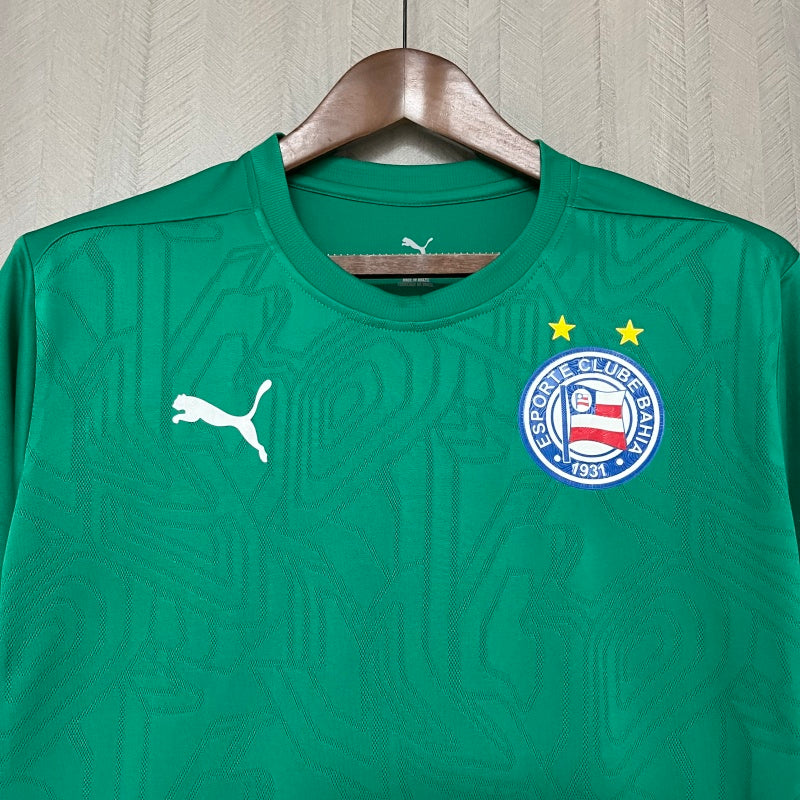 Camisa Bahia Treino 25/26 Verde - Puma Torcedor Masculina