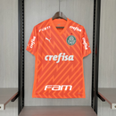 Camisa Palmeiras Goleiro + Patrocínio 24/25 Laranja - Puma Torcedor Masculina