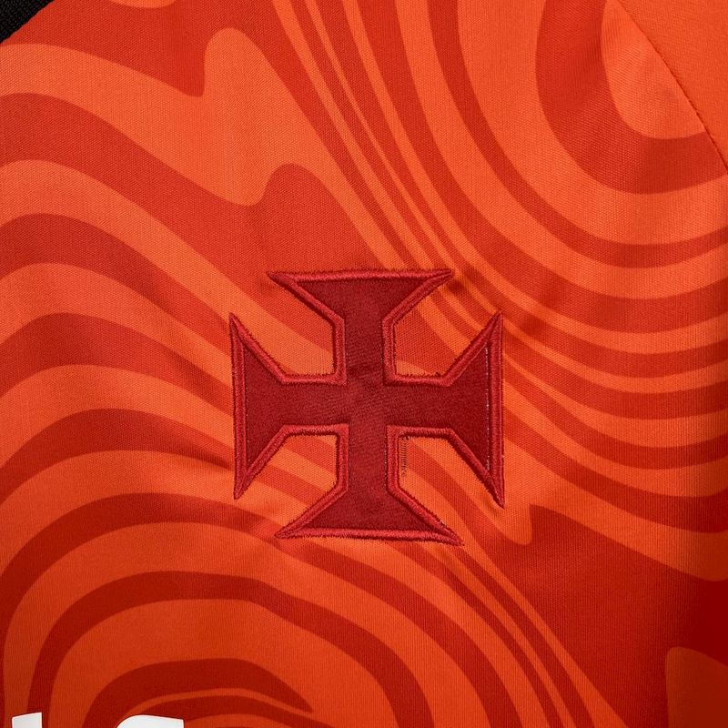 Camisa Vasco Goleiro 25/26 Laranja - Kappa Torcedor Masculina