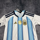 Kit Infantil Argentina Home Manga Longa 2026 - Adidas Infantil