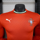 Camisa Portugal Home Manga Comprida 25/26 - Puma Jogador