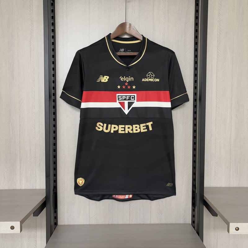 Camisa São Paulo Third + Patrocínios 25/26 - New Balance Torcedor Masculina