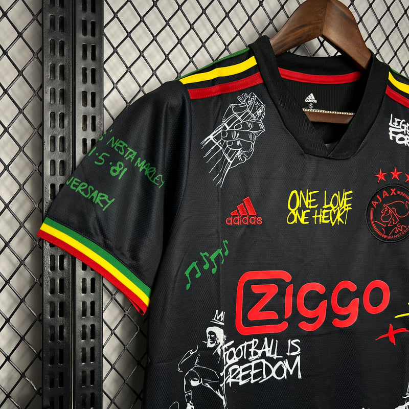 Camisa Ajax Third 21/22 Bob Marley - Adidas Torcedor Masculina