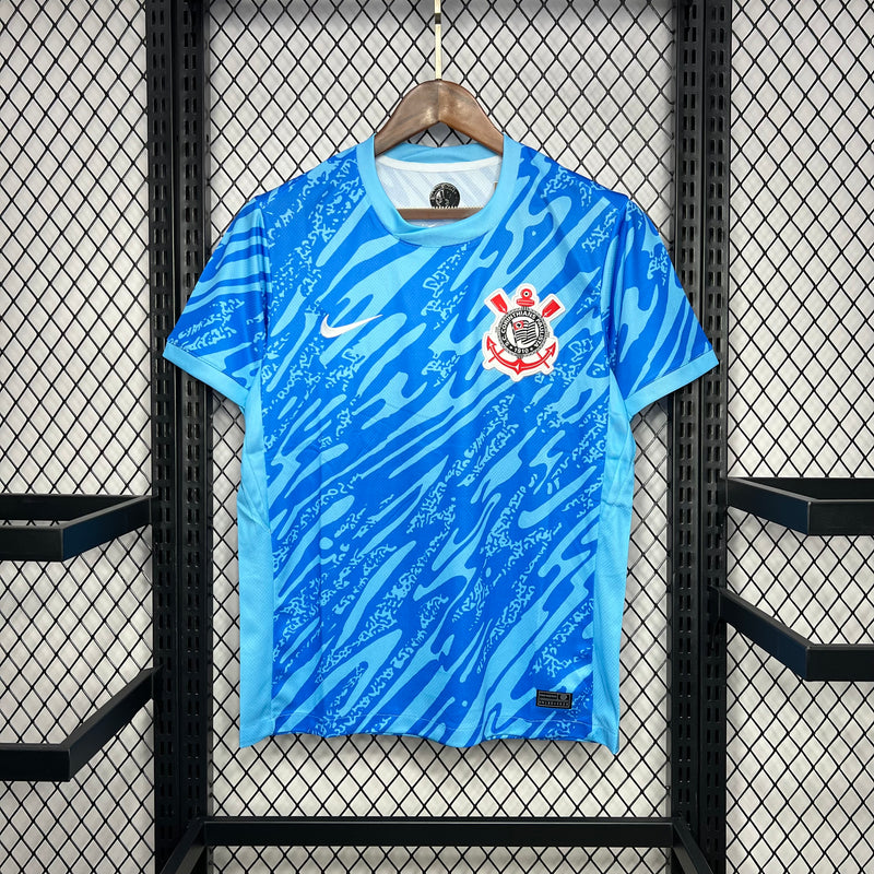 Camisa Corinthians Goleiro 24/25 Azul - Nike Torcedor Masculina