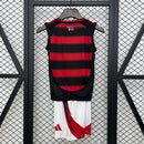 Kit Infantil Flamengo Away 25/26 Regata - Adidas Infantil