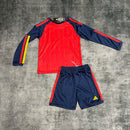 Kit Infantil Espanha Home Manga longa 2026 - Adidas Infantil