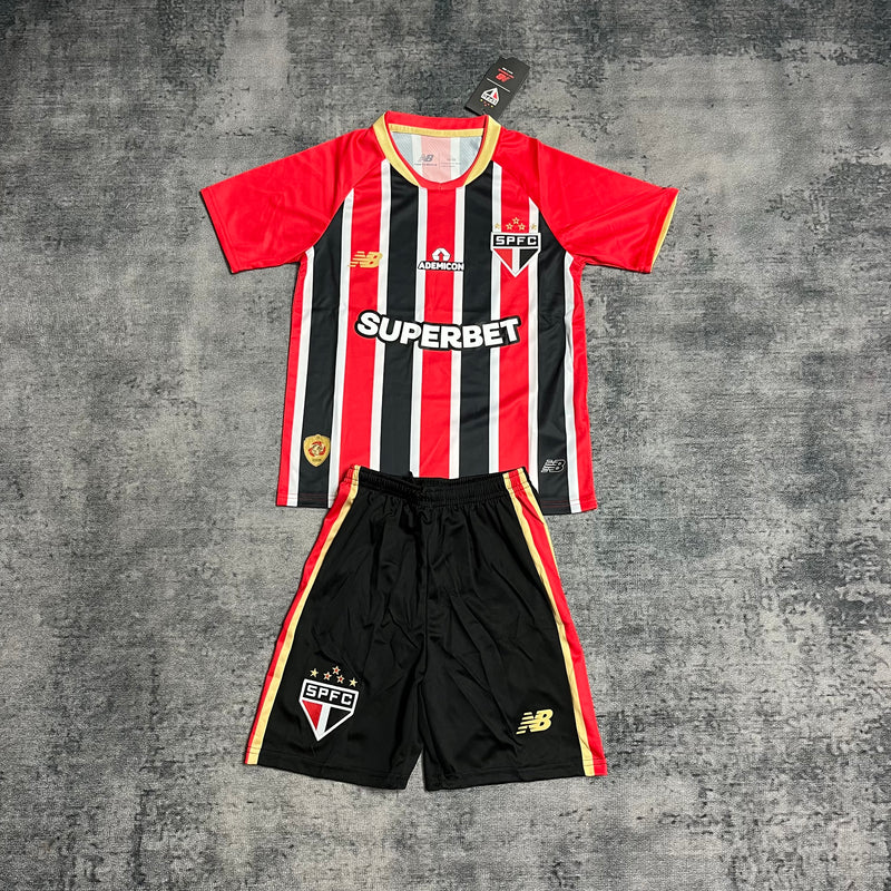 Kit Infantil São Paulo Away 25/26 - New Balance Infantil