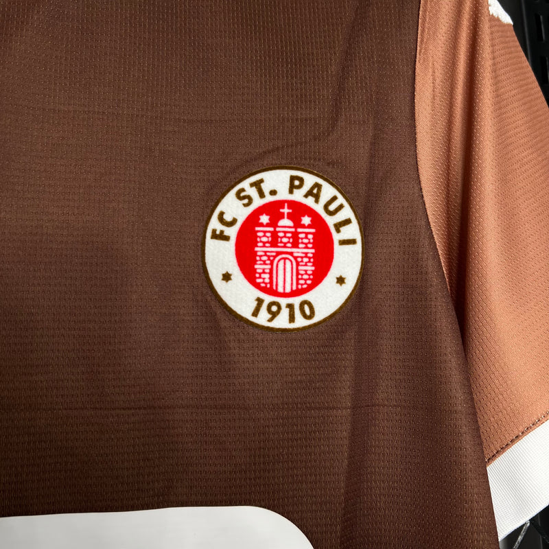 Camisa St. Pauli Home 24/25 - Puma Torcedor Masculina