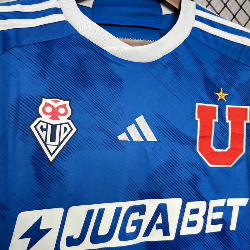 Camisa Universidad do Chile Home 24/25 - Adidas Torcedor Masculina