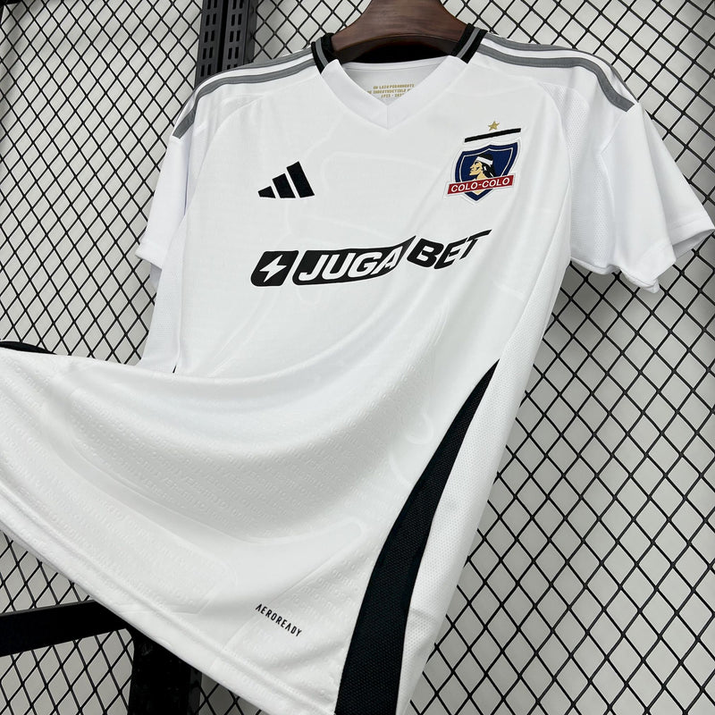 Camisa Colo-Colo Home 25/26 - Adidas Torcedor Masculina