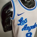 Camisa NBA Lakers #8 #24 Before/After Bryant Night White - 23/24