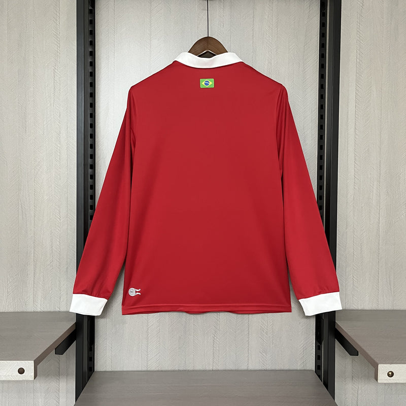 Camisa Internacional Manga Longa Home 2006 - Versão Retro