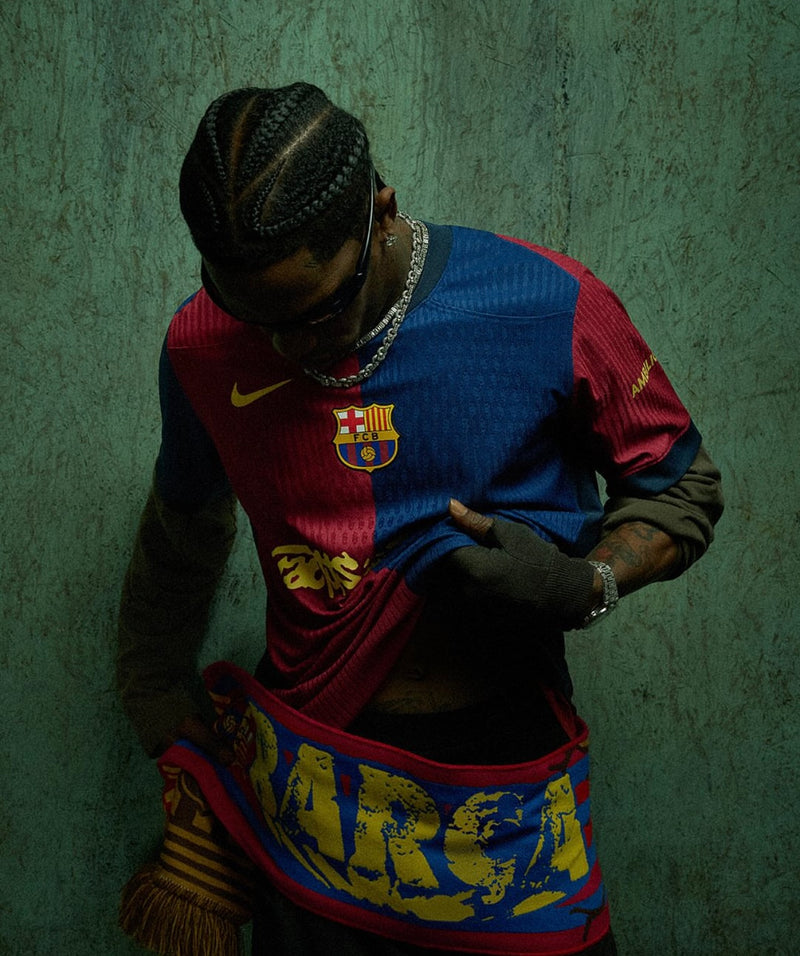 Camisa Nike Barcelona x Travis Scott - Versão Jogador