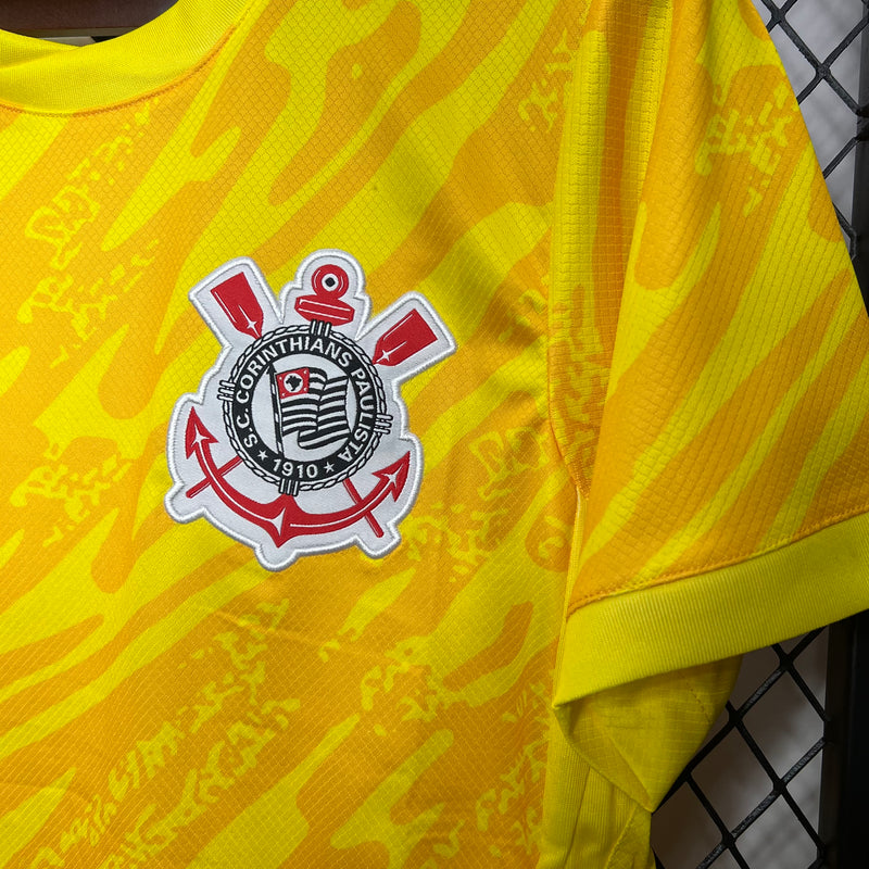 Camisa Corinthians Goleiro 24/25 Amarela - Nike Torcedor Masculina
