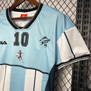 Camisa Argentina "Homenagem Diego Maradona" 2001 - Versão Retro