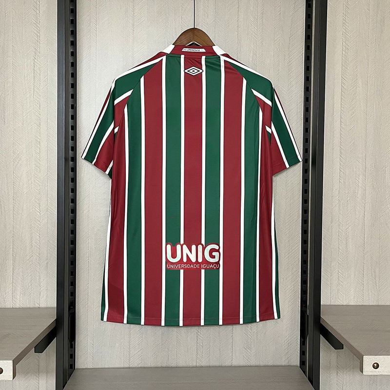 Camisa Fluminense Home + Patrocínio 25/26 - Umbro Torcedor Masculina