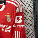 Camisa Benfica Home 25/26 - Adidas Torcedor Manga Comprida