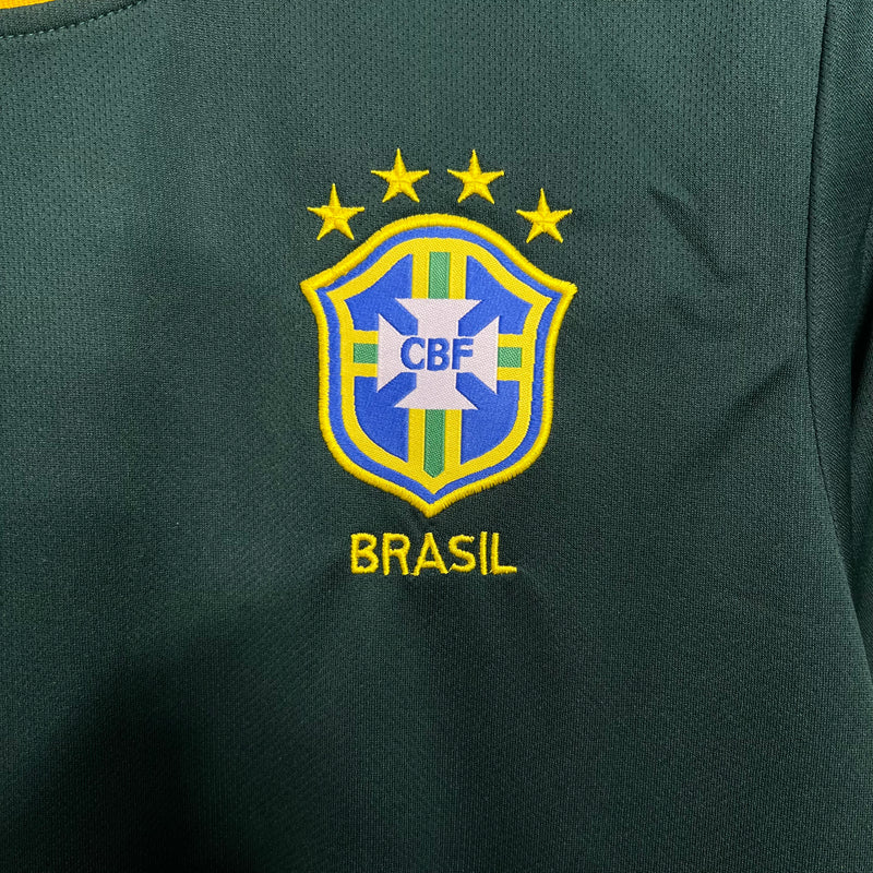 Camisa Brasil 1998 Goleiro - Versão Retro