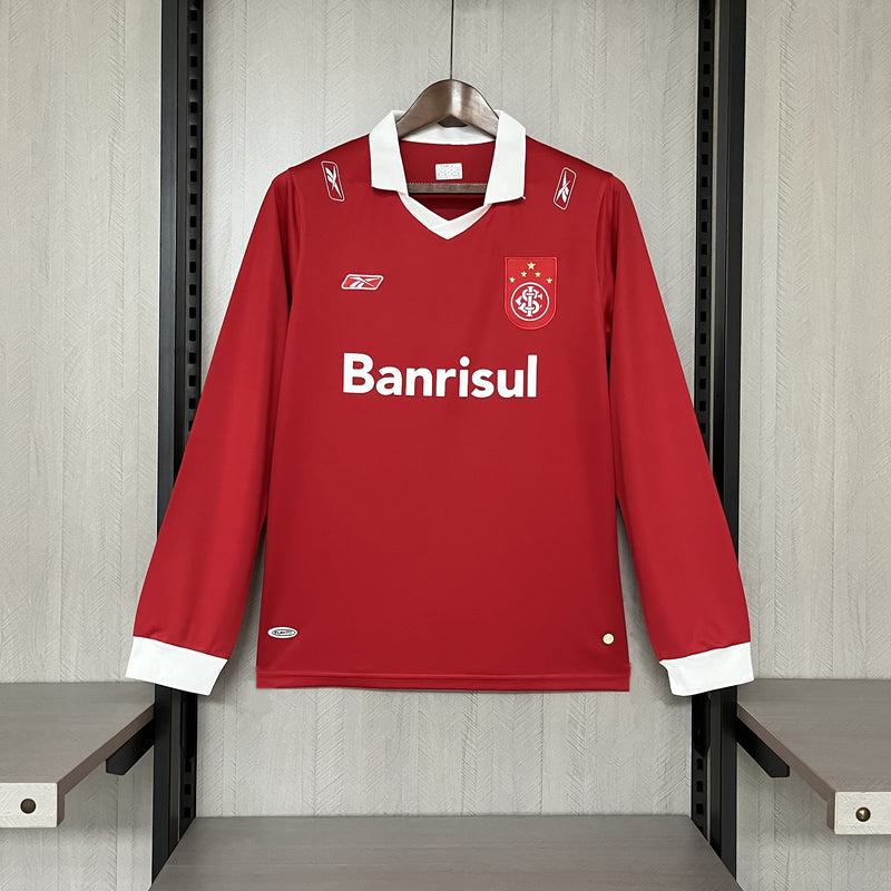 Camisa Internacional Manga Longa Home 2006 - Versão Retro
