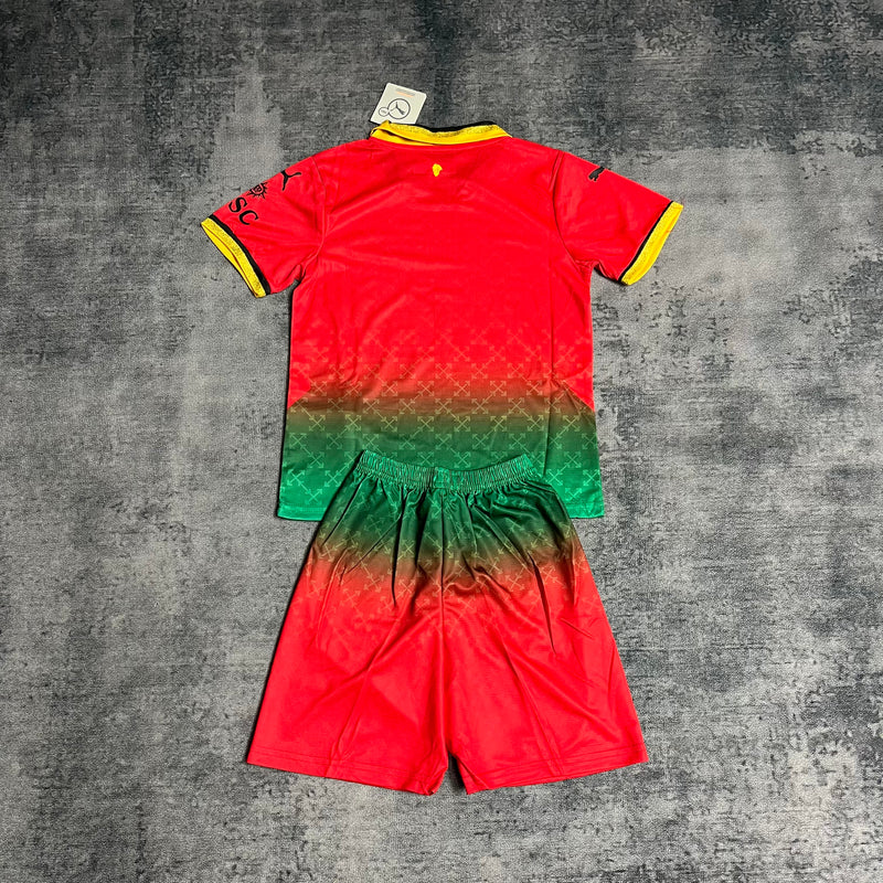 Kit Infantil Milan Off-White Vermelha 25/26 DIAVOLI - Puma Infantil