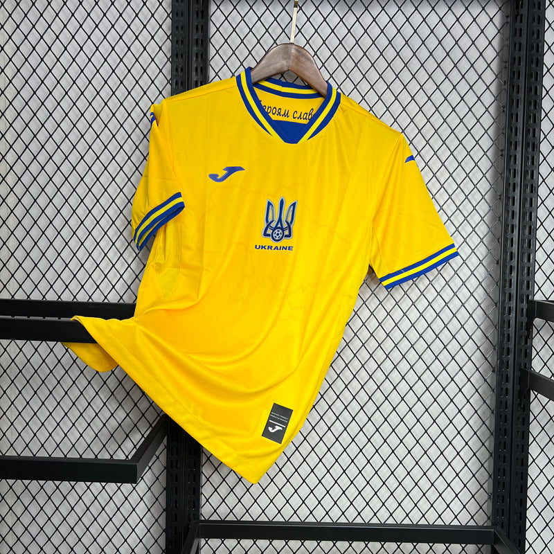 Camisa Ucrânia Home 24/25 Euro - Torcedor Masculina