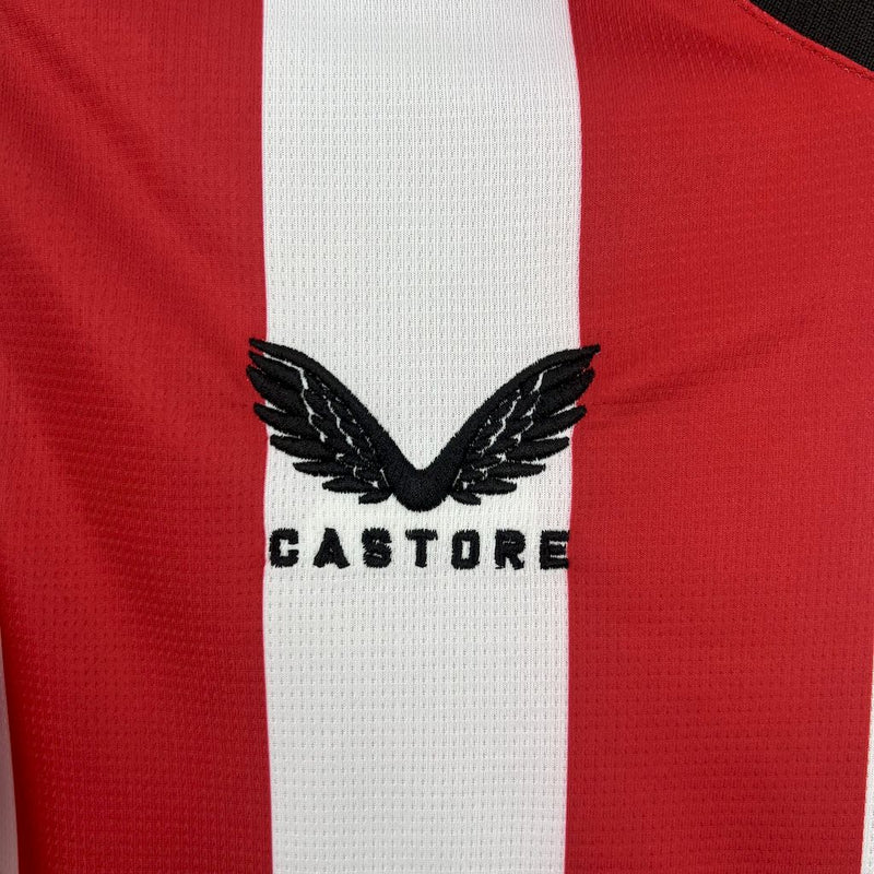 Camisa Athletic Bilbao Home 25/26 - Castore Torcedor Masculina