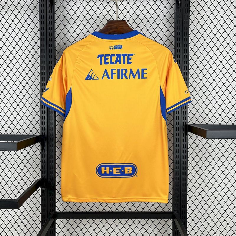 Camisa Tigres Home 25/26 - Adidas Torcedor Masculina
