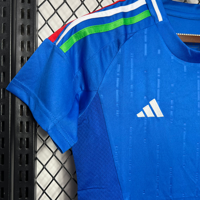 Camisa Itália Home 24-25 Euro - Adidas Feminina