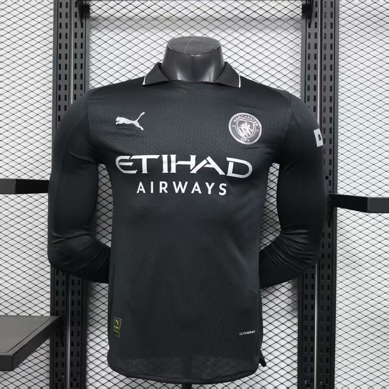 Camisa Manchester City Manga Longa Away 25/26 - Puma Jogador
