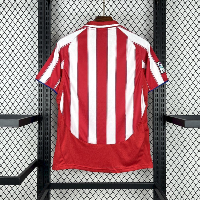Camisa Atlético de Madrid Home 03/04 - Versão Retro