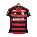 Camisa Flamengo Home + Patrocínios 25/26 - Adidas Feminina
